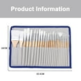 thumbnail image 2 of Artist Paint Brush Set, 24pcs Painting Brushes Set with Canvas Roll for Acrylic, Watercolor, Gouache, Multi size, 2 of 5