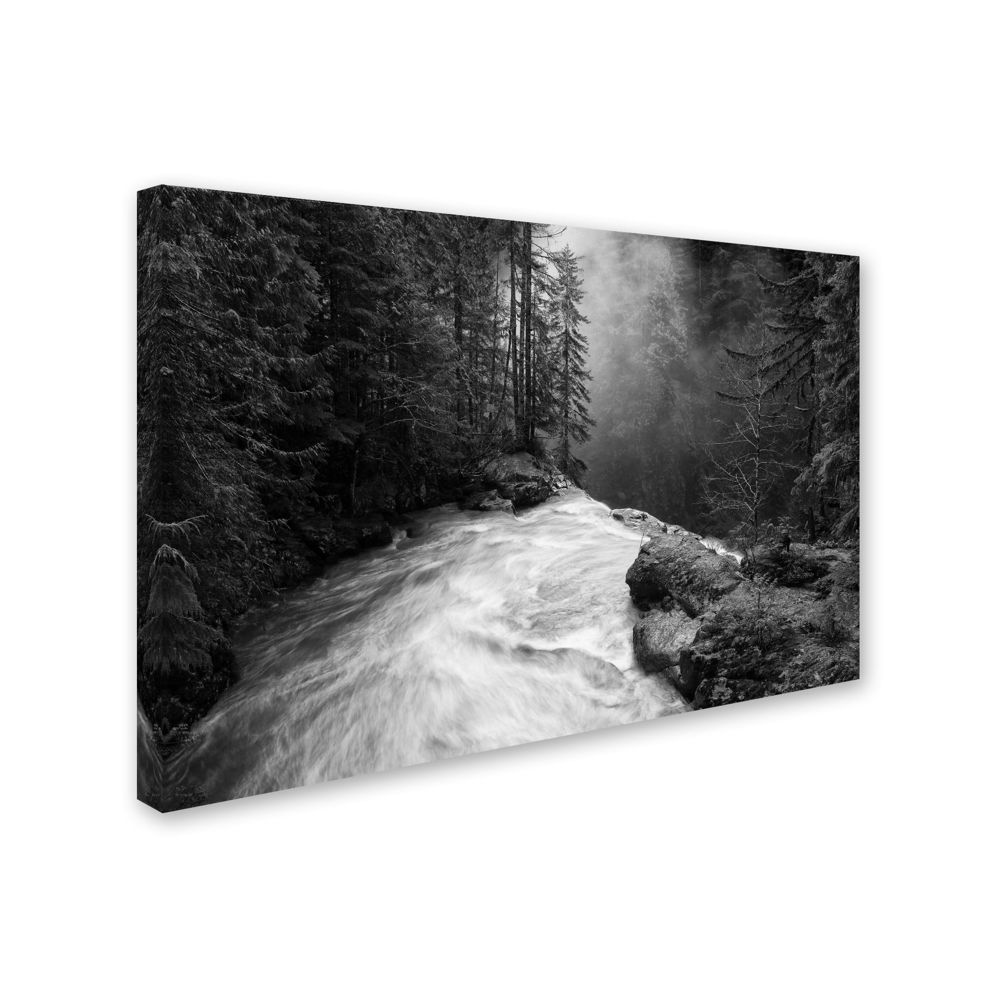 James K. Papp 'Over The Falls' Canvas Art