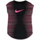 thumbnail image 1 of Camiseta sin mangas Nike Dri-Fit para niñas con rayas color negro 4, 1 of 1
