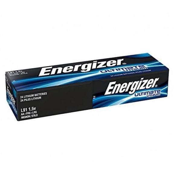 Energizer Ultimate Lithium AA Batteries (24 Pack), Double A Batteries