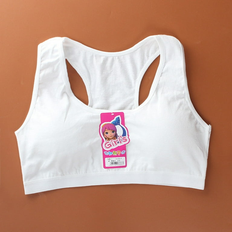 Limited Too Girls' Training Bra - 8 Pack Stretch Cotton Crop Cami Bralette  (S-L)