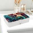 thumbnail image 6 of Mermaid Elegant PU Leather Decorative Box Jewelry Organizer with Removable Compartment - Portable Earring Organizer, 6 of 6
