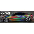 thumbnail image 4 of Black Holographic Chrome Vinyl Tile Sticker Architectural Vinyl Adhesive Decal Decor Film Car Wrap VViViD, 4 of 5