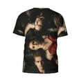 thumbnail image 6 of Poster Vampire Diaries T-Shirt for Men Novelty 3D Pritneted Casual Short Sleeve Tees Shirt Summer Street T Shirt Top, 6 of 7