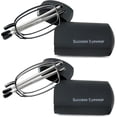 thumbnail image 2 of GFDYREE Lunettes de Lecture 2 Paires Lecteurs Noirs et Canon de Fusil Lunettes Pliantes Compactes Unisexes pour Lecture Étui Inclus, 2 of 7