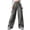 Gray*Prime Deals, variant on Cargo Pants Petite Women Elastic Waisted Wide Leg Hiking Pant Lightweight Drawstring Baggy Outdoor Athletic Trousers