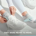 thumbnail image 7 of Feetures Elite Ultra Light Cushion Ankle Socks - Sport Sock with Targeted Compression - Gray Sky, S (1 Pair), 7 of 7