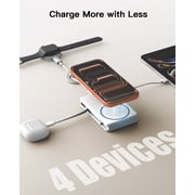 10,000mAh Magnetic Wireless Power Bank Compatible with Mag-Safe, 15W Fast Charging Portable Charger with USB-C 22.5W PD Input/Output - for iPhone 17/16/15/14/13/12 Series, AirPods