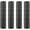 Black, variant on 2 Pairs Bicycle Handle Bar Grips Mushroom Grips for BMX/Road Mountain Bikes