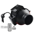 thumbnail image 3 of 1pc Exhaust Fan With Remote Control Adjustable Intelligent Duct Fans Home Improvement Ventilation System Replacement Accessories ,Quiet Operation, 3 of 6