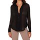 thumbnail image 2 of Sunloudy Conjunto de blusa casual para mujer, camisa de solapa de color sólido de manga larga + chaleco ajustado, blanco Sunloudy moda, 2 of 9