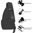 thumbnail image 3 of Halloween Spider Web Sling Bag Crossbody Hiking Travel Chest Bags Backpack Shoulder Daypack for Women Men, 3 of 7