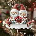 thumbnail image 5 of Christmas Decoration under $5! Cagogo Growing Old Together Acrylic Ornament, Christmas Couple Decoration, 2025 Christmas Gift for Couples, Anniversary Gift Idea, Xmas Tree Hanging Decor, 5 of 6