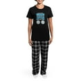 thumbnail image 4 of CafePress - Professor Profession Funny Typography Quot Pajamas - Women's Short Sleeve Print T-Shirt and Pants Dark Cotton Pajama Set, 4 of 7