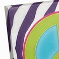 thumbnail image 5 of Creative Products Peace Sign Zebra Print 12x12 Canvas Wall Art, 5 of 5