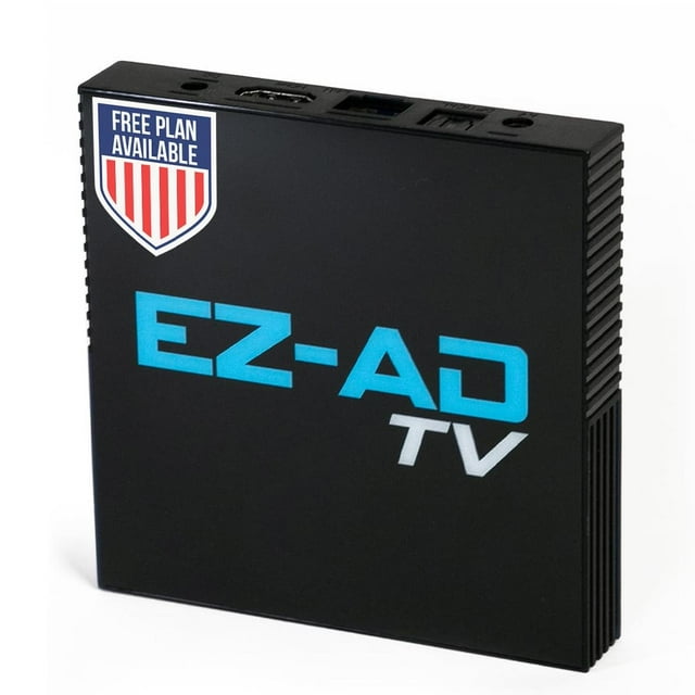 EZ-AD TV Reproductor de Señalización Digital, Programa tu Contenido, Plan Gratuito, Aplicación Móvil