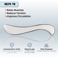 thumbnail image 2 of Herramientas raspadoras musculares THLHKD de acero inoxidable para cuerpo, 2 of 6