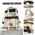 thumbnail image 3 of FORMRS Mini Backpack Purse for Women Travel Daypack Casual Shoulder Bag, Orange Autumn Leaves, 3 of 7