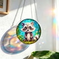 thumbnail image 5 of AZXY Raccoon Acrylic Puzzle Suncatcher, Stained Glass Window Hanging Sun Catcher, Crystal Suncatchers for Windows Hanging Indoor Outdoor DIY Craft Gift, 5 of 8