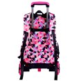 thumbnail image 4 of Rolling Backpack 6-Wheel Large Capacity Wheeled Backpack School Bag for Kids, 4 of 10