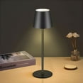 thumbnail image 4 of HIBIBUD 2026 New 13.7” 3 Color Stepless Metal Table Lamp with Acrylic Shade for Bedroom,Desk,Nightstand,Office,Home,Reading, 4 of 6