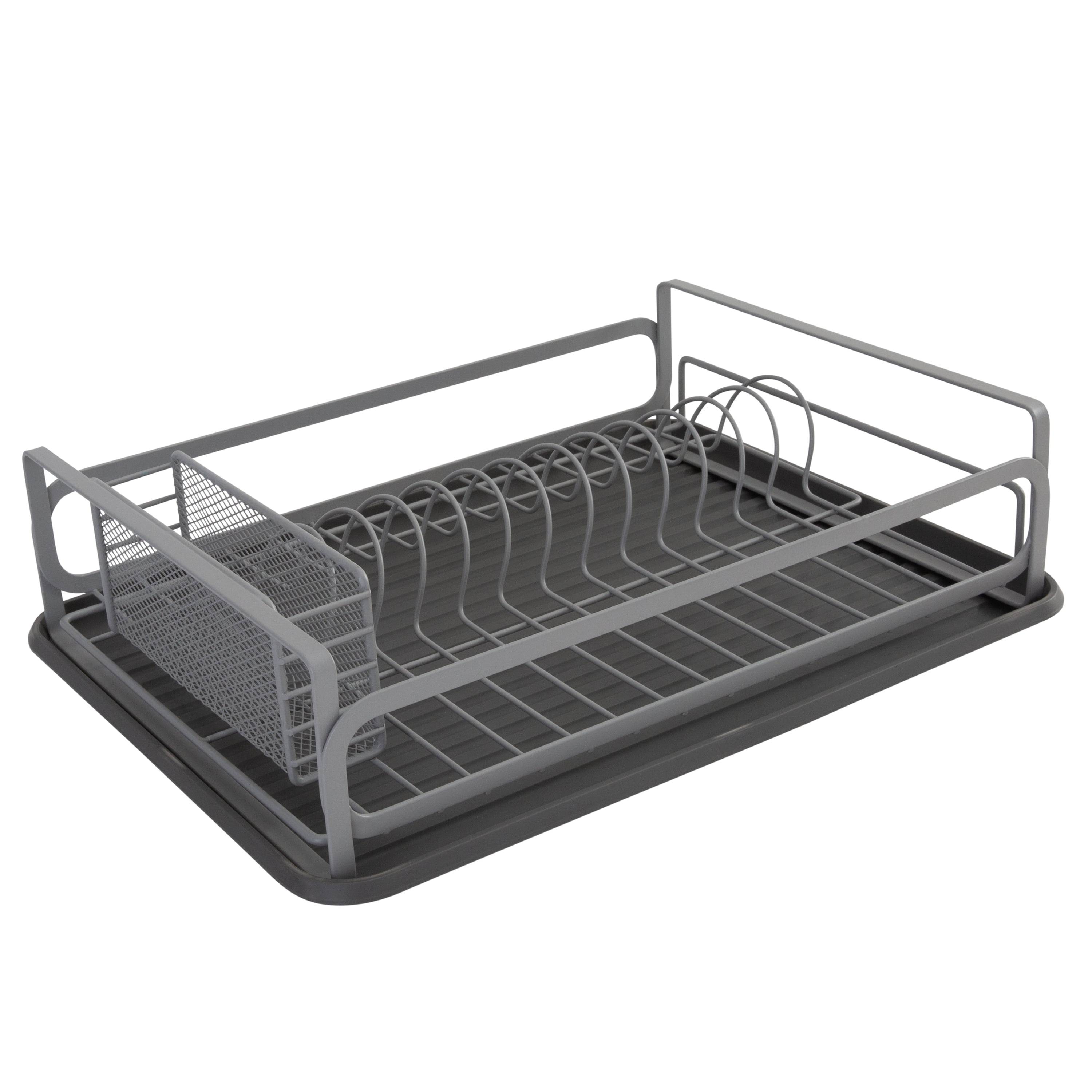 Kitchen Details Industrial Collection Dish Rack in White