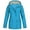 Blue, variant on Lovskoo Women's Rain Jacket Sport Casual Waterproof Windbreaker Solid Rain Jacket Outdoor Plus Size Hooded Raincoat Windproof Navy