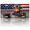 Calf with American Flag Theme, variant on 1 Pcs 2D Flat License Plate Covers & Frames, Neon Skeleton Horse For Decorative Front, Waterproof For Decoration Aluminum License Plate Covers & Frames Cover For Men Women, 12" X 6"