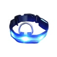 thumbnail image 2 of Collier Lumineux Réglable pour Animaux de Compagnie Randonnée Collier de Nuit Animaux Marchant Animal Allumé Choker Colliers Portables Lavables Animaux de Compagnie Fournitures Cadeau Bleu L, 2 of 8