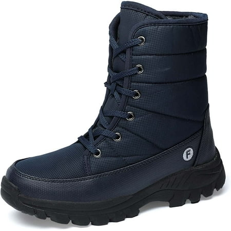 

Winter Snow Ankle Boots Fur Lining Waterproof Outdoor Slip On Booties Sneakers for Women and Men