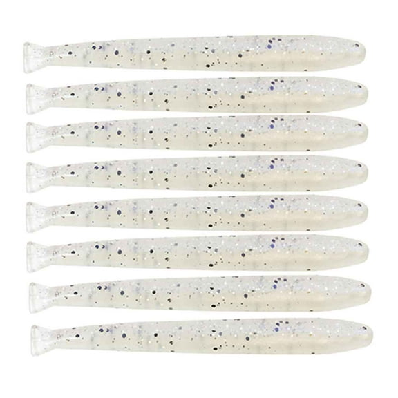 Z-Man TRD Minnowz 3.5" Soft Bait Lure, Pearl Blue Glitter, 8 Count