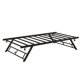 thumbnail image 1 of QinaQin Base nido individual desplegable, cama trundle tipo daybed con ruedas con seguro, estructura metálica plegable y resistente, ideal para recámara, visitas y ahorrar espacio, 1 of 7
