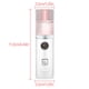 thumbnail image 5 of Qarigey Pulverizador de hidratación portátil Aparato de pulverización de belleza Humidificador Recargable Spray Aparato de hidratación Protección de la piel rosa, 5 of 6