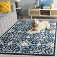thumbnail image 3 of SAFAVIEH Roslyn Aleta Geometric Area Rug, Navy/Light Blue, 8' x 10', 3 of 10