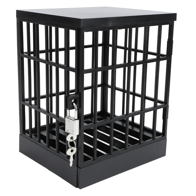 Caja De Bloqueo De La Cárcel Del Teléfono Celular, Jaula De Plástico Para La Prisión De La Prisión Para La Prisión Para La Fiesta De La Familia En El Aula Fun Fun Presente,
