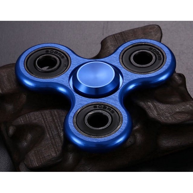 EDC Manual Gyro Toys Manual Fingertip Toys Acero inoxidable de alta velocidad Durable Three-finger Gyro Toys,C