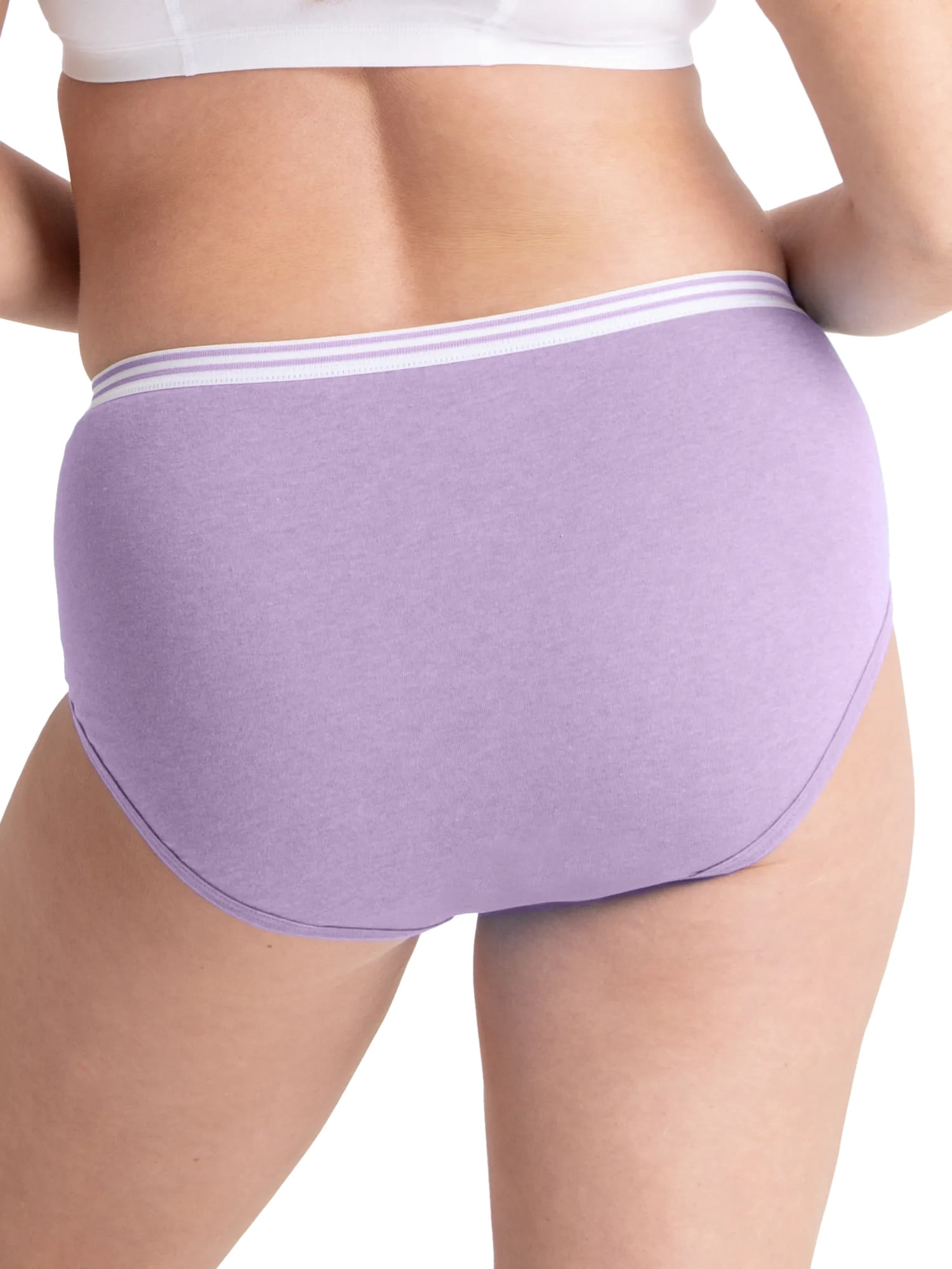Fruit of the Loom Women's Cotton Brief Underwear, 6-Pack