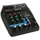 thumbnail image 3 of Consola de música de canales, consola de música de 4 canales Consola de mezcla de sonido para canales Bluetooth Mezclador de audio Rendimiento sólido Jadeshay A, 3 of 8