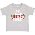 thumbnail image 3 of Inktastic Nap Build Destroy Repeat with Colorful Building Blocks Boys or Girls Toddler T-Shirt, 3 of 5