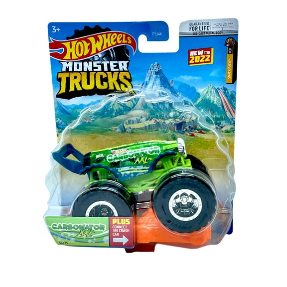 Hot Wheels Monster Trucks Carbonator XXL Green 2022 New Sealed 1:64