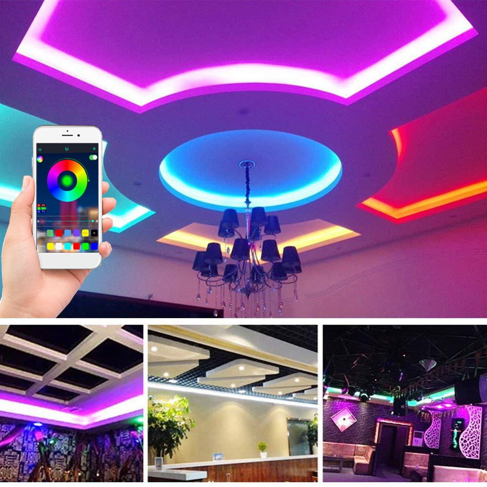 Power supply 12V 5m 10m 5050 RGB LED strip light 12V Bluetooth Controller