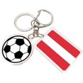 thumbnail image 1 of Yanonmyfd 2026 World Cup Soccer Keychain - 2026 World Cup Flag Keychain, Soccer Fan Gift & Souvenir (2PCS),Austria, 1 of 48