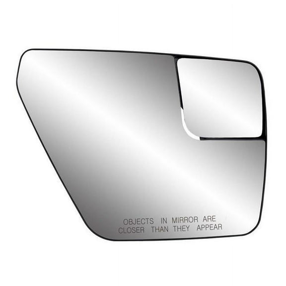 K-Source Passenger Side Replacement Glass Assembly for F150, (w/spot mirror), w/o BSDS, 6 9/16" x 8 5/8" x 10 1/8" 80342