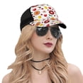 thumbnail image 5 of Lsque Oriental Cuisine Printed Trucker Hat - Baseball Cap for Men Women - Breathable Mesh Side, Adjustable Fit - for Casual Wear, 5 of 7