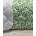 thumbnail image 3 of Leaves Down Alternative Comforter, Illustration Print of Leaf Intricate Motifs Minimalist Design Grunge Art, Microfiber Quilt for All Season, 5 Sizes, White and Lime Green, by Ambesonne, 3 of 3