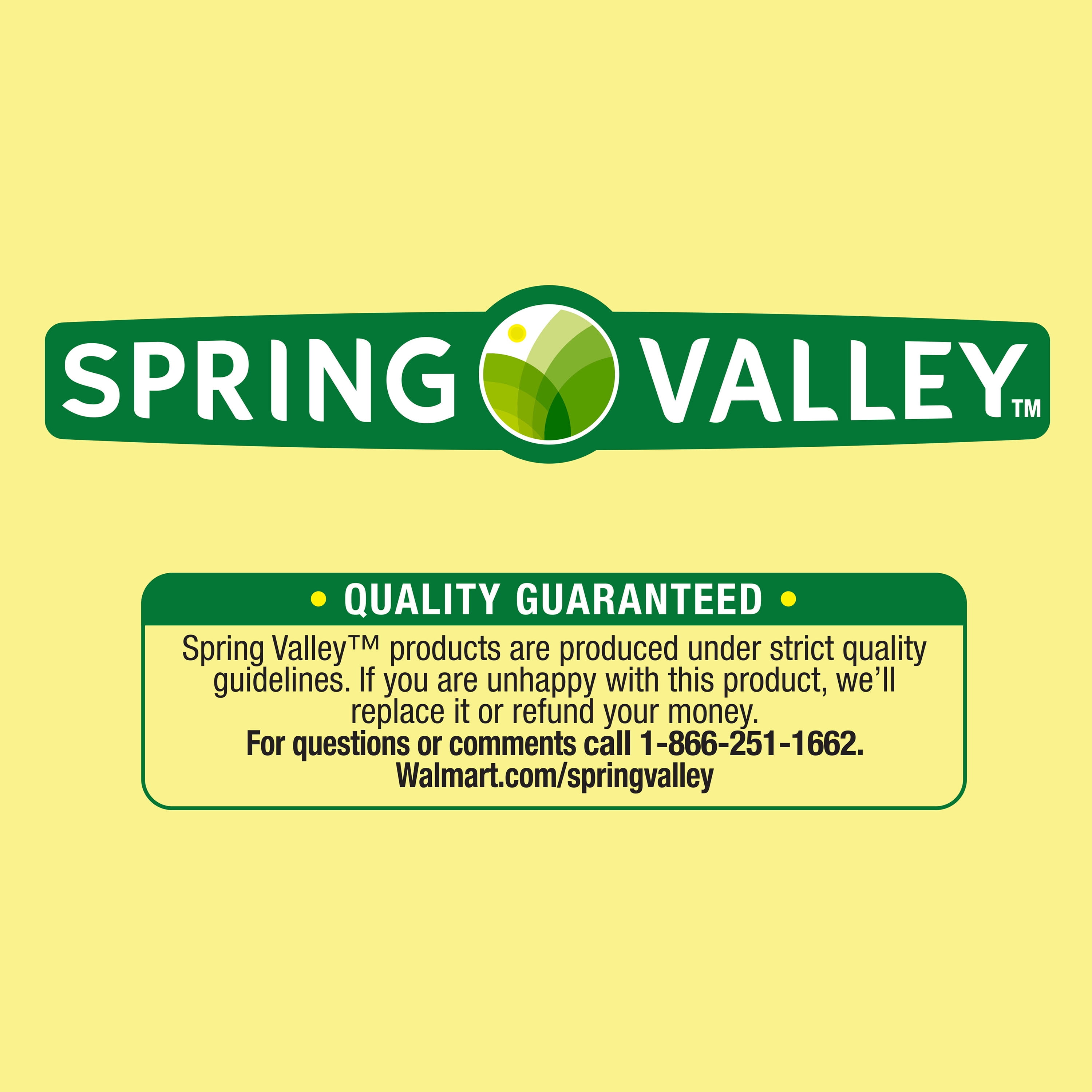 Spring Valley Folate Dietary Supplement Tablets, 400 Mcg, 250 Count