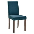 thumbnail image 4 of Modway Prosper Upholstered Fabric Dining Side Chair Set of 2 in Blue, 4 of 10