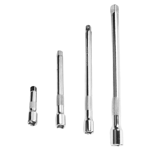 Tizuqe 4Pcs 1/4inch 3/8inch Drive Socket Ratchet Wrench Long Extension Rod Steering
