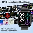 thumbnail image 3 of "DECHOYECHO Smart Watch, 1.83"" Touch Screen, Alexa Built-in, IP68 Waterproof, Fitness Tracker, 100 Sports Modes", 3 of 6