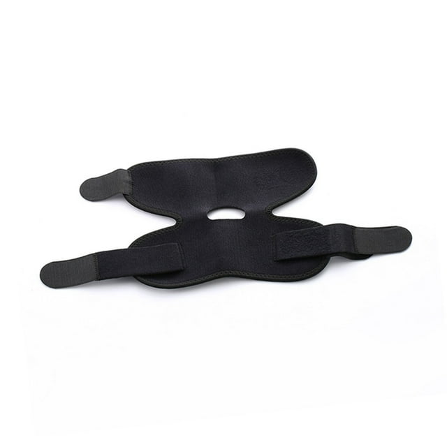 Manchon de Cheville Noir Taille Unique Tissu Extensible Nylon Respirant Léger Compression Compacte